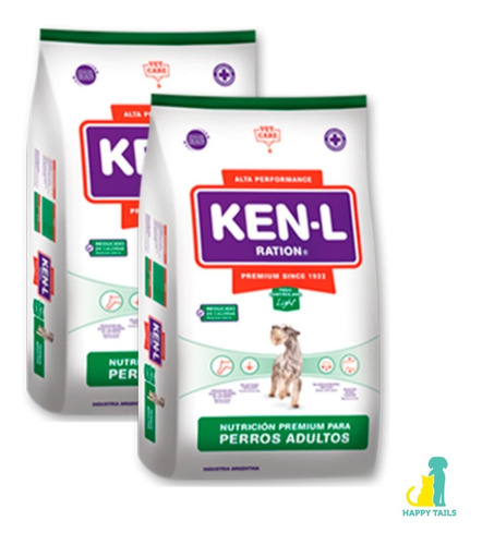 Ken-l Perro Light 2 X 15 Kg (30 Kg) - Happy Tails