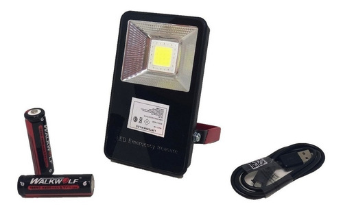 Reflector Linterna Led Portátil Recargable Camping 5w.