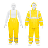 Conjunto Impermeable C/reflejante Amarillo  M , Truper 18416