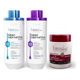 Forever Liss Semi Definitiva 3d + Btx Argan Sem Formol 250g