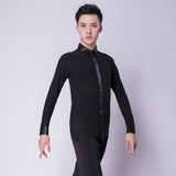 Camisa De Baile Para Hombre, Baile De Salón, Moderna, Salsa,