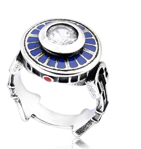 Anillo Color Plata Acero Inoxidable Star Wars Falcon Hombre