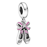 Dije Charm Bailarina Ballet Plata 925 Para Pulsera Pandora