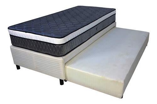 Somier 1 1/2 Marinero Cama Nido Colchon Viggo Dual Relax 90