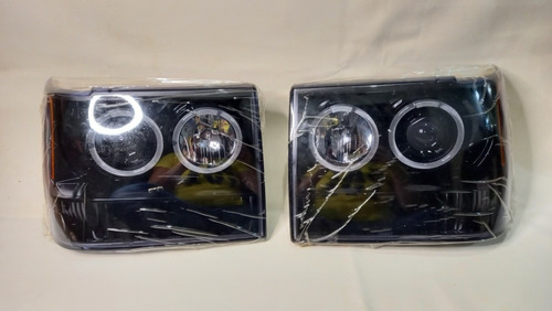 Faros Ojos De ngel Con Bombillos Jeep Grand Cherokee 93-98 Foto 2