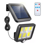 Lámparas Solar Exteriores De Pared 120 Cob Con Sensor