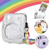 Funda Protectora Instax Mini11 Insta Transparente Anticaída