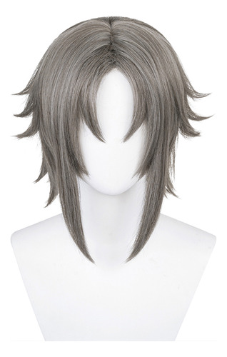 Peluca De Cosplay De Anime Para Hombre, Pelo Corto, Resisten