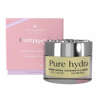 Crema Hidratante Facial Juveness Pure Hydra Light 50ml FPS 20 Hipoalergénica | Meses sin interés