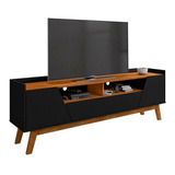 Rack Tv 70 Florencia Negro Natural