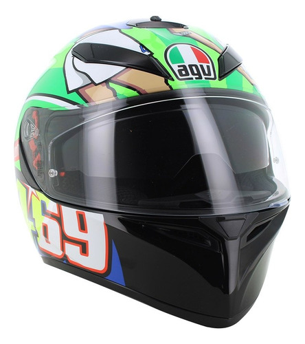 Casco Agv K3 Sv  Rossi Mugello 2017