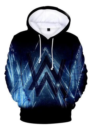 Sudadera Con Capucha Y Estampa De Alan Walker