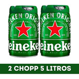 Cerveja Heineken - Kit 02 Barris (5l) 10 Litros Chopp Lager