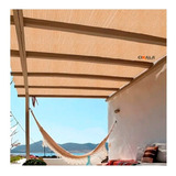 Cobertura De Pergolado Tela Shade Cor Areia 4x1 Linear