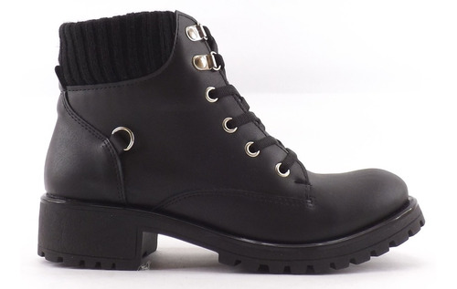 Borcegos Acordonado Dama Mujer Botas Puño Comodos 699 Cshoes