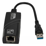 Adaptador De Red Usb 3.0 A Rj45 Ethernet Lan 10/100/1000mbps