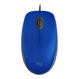 Mouse Logitech Alambrico M110 Silent Azul 1000dpi