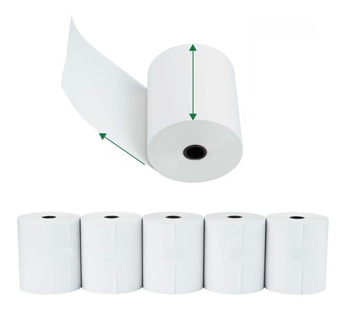 Rollo Papel Termico 80 Mm - Impresora Pos X 10 Unidades