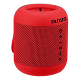 Parlante Aiwa Exos Go Sonido Stereo Bajos Impermeable Ipx6 Color Rojo 5v