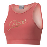 Bra Deportivo Puma Moto Top Mujer Ajustado Running