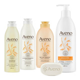 Aveno Set Completo De Nutricion Facial Corporal Y Capilar 5u