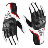 Guantes De Cuero Para Moto Táctiles Tacticos  Y Cálidos 