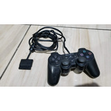 Controle Original Do Playstation 2 Com Detalhe No Cabo. M2