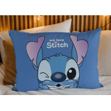 Capa De Travesseiro Fronha Lilo Stitch Personagens  