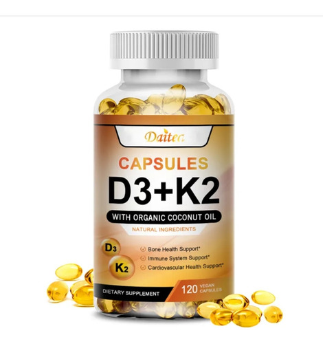 Vitamina D3 Y K2 120 Sofgel 
