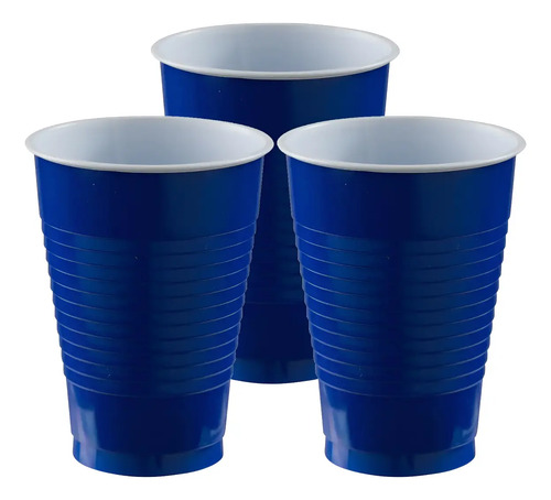 Vaso Desechable Varios Colores Amscan Paq. Con 80 Pzas.