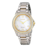 Reloj Citizen Swarovski Crystal Two-tone Para Mujer