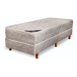 Sommier Colchon 1 Una Plaza Espuma 190 X 80 Somier