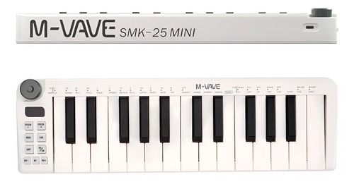 M-vave Smk-25 Mini Midi 25t 8pads Rgb - Usb\u002Fwireless | Meses sin interés