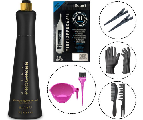 Kit Progress Mutari 1l + Shampoo Anti Resíduos 1l