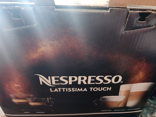 Cafetera Nespresso Lattissima Touch Black 