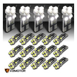 Fits 20x T10 8-smd Canbus Led Light Bulbs Lamps White 20 Kg1