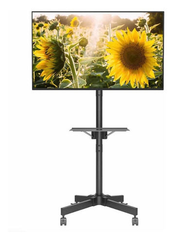 Soporte De Pie Con Ruedas Pantalla Plana Tv Led Lcd 32 70