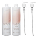 Kit Braé Shampoo 1l + Condicionador 1l Revival Com Válvula