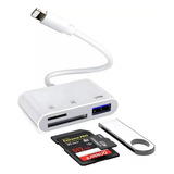 Adaptador Otg Usb 3.0 3 En 1, Compatible Con iPhone