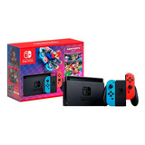 Console Nintendo Switch V2 Com Mario Kart 8 Com Nf-e