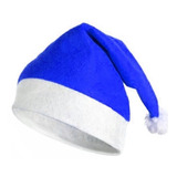 Pack 4 Gorros Navideños Unitalla Grande Azul Con Envio