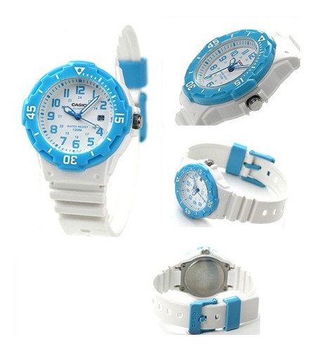 Reloj Casio Para Mujer Original Sumergible Calend Lrw200h 7b