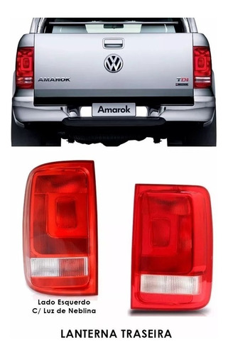 Faro Optica Trasera Amarok 2010 2011 2012 2013 2014  Arteb