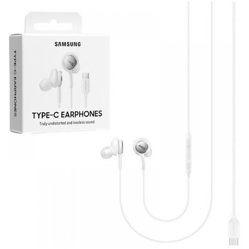 Audifonos Samsung Akg Tipo C S22 Plus S22 Ultra M Blanco