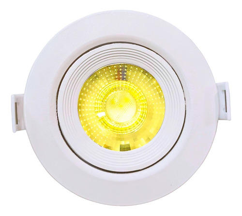 Spot Ojo De Buey Dicroico Led Integrado Redondo   