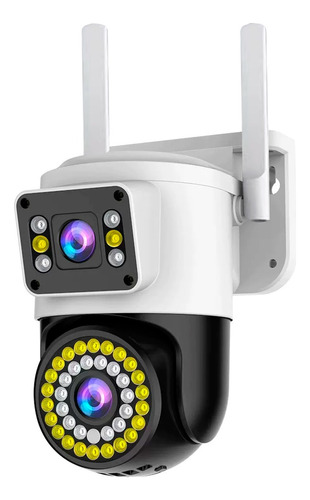 Câmera De Segurança Residencial Dupla Com Visão 360°  Wifi