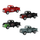 Carrinho Miniatura Pickup Antiga Abre Porta Metal 