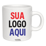 Xícara Café Cafézinho Personalizada Logo Marca Empresa 100ml
