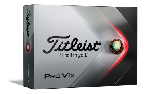 Pelota De Golf Titleist Prov1x #88, Caja Con 12 Bolas Blancas