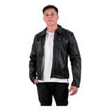 Campera De Cuero Vacuno 100% Legitimo De Hombre - Art: Moto